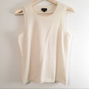 Talbots Cashmere Sleeveless Sweater
